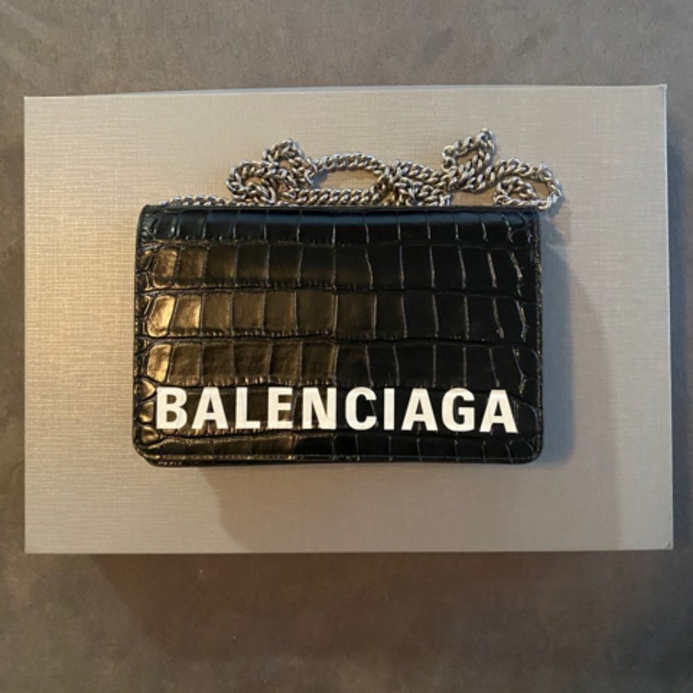 Balenciaga Ville Chain Wallet